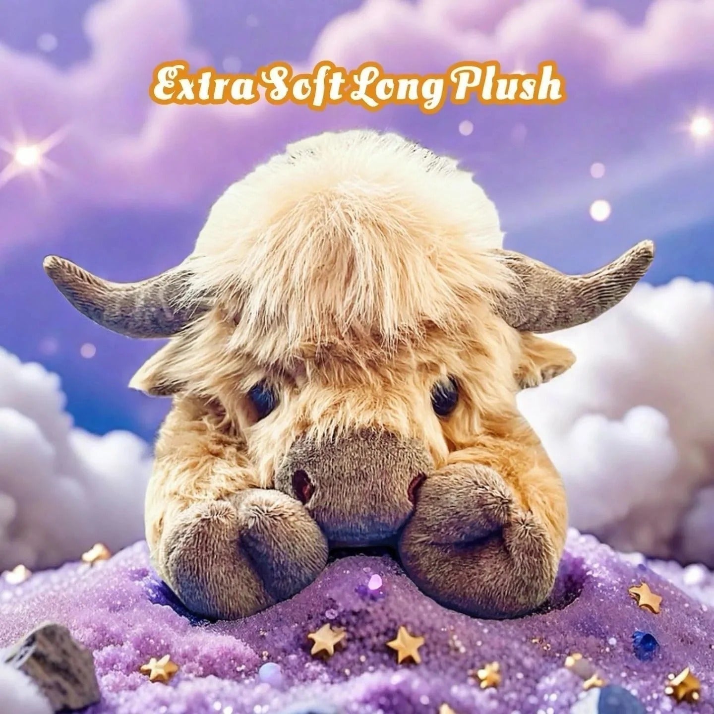 🎉New Year Sale:30% OFF🥳90K+ SOLD! 🎁✨Cute Cartoon Highland Cow Stuffed Toy